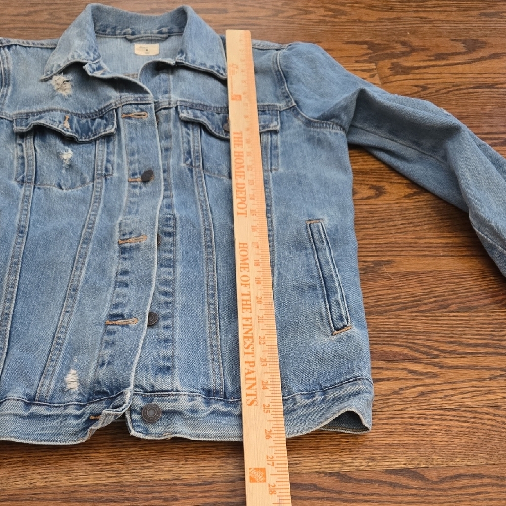 Gap 1969 Blue Denim Jacket Womens Sz Medium EUC - Picture 9 of 10